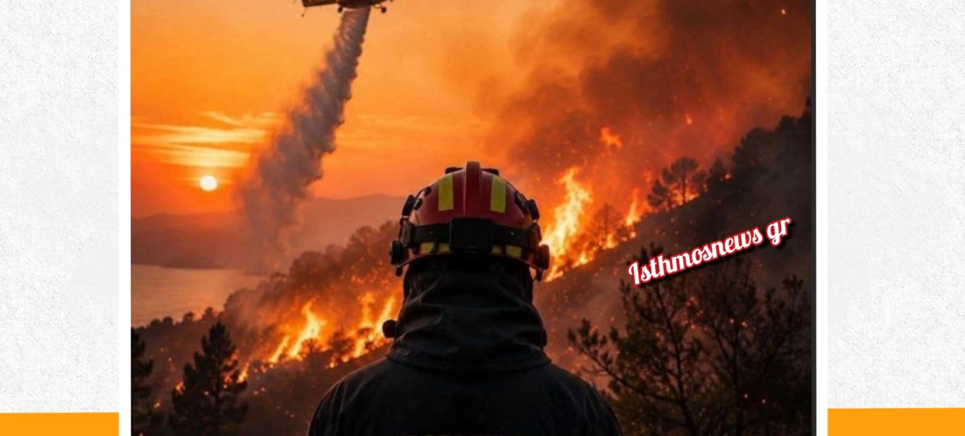 Σεβασμός στους ανθρώπους που δίνουν μάχη με τις φλόγες